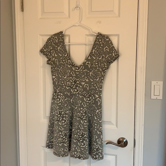 Floral knitted dress